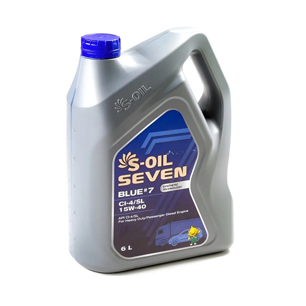 15W40 6LT S-OIL SEVEN BLUE#7